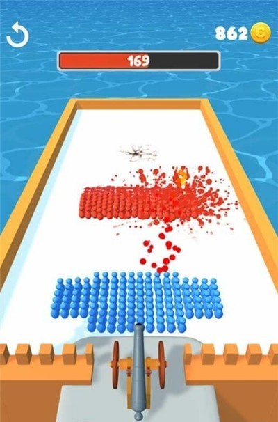 Crowd bomb mobile game