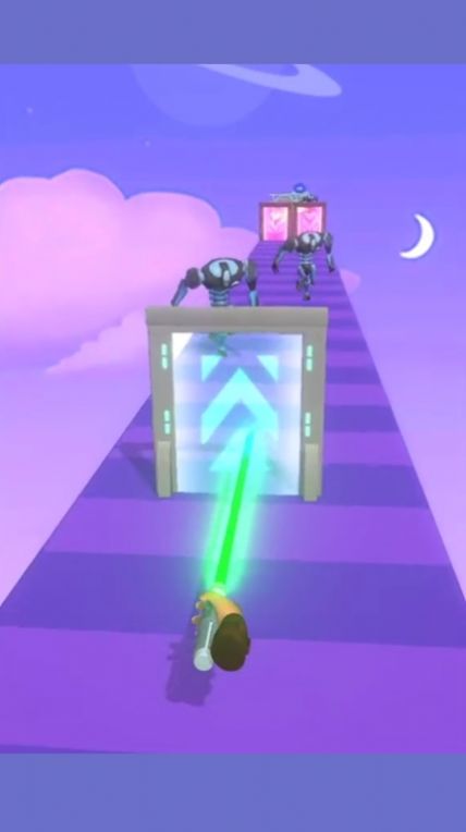 Laser Shooting Parkour Game