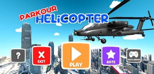 Helicopter jump dash game