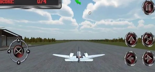 Airplane simulation mobile game