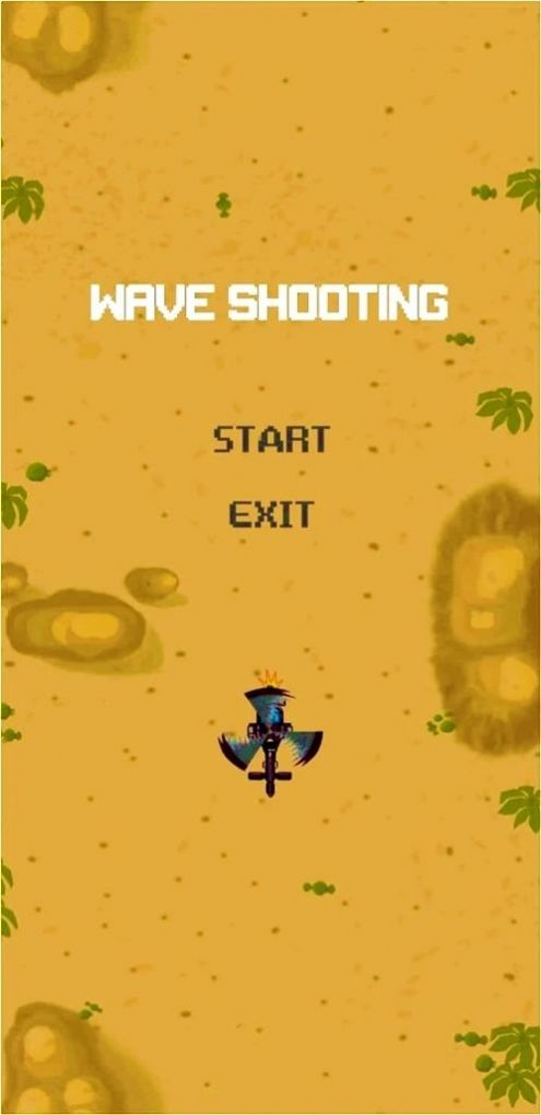 Wave shooting game