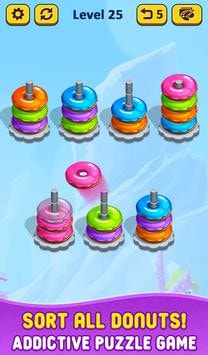 甜甜圈圈堆栈3D（Donut Hoop Stack）