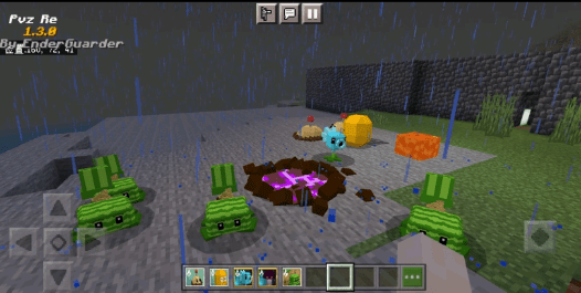 Minecraft Plants vs. Zombies Mod Mobile Game Edition