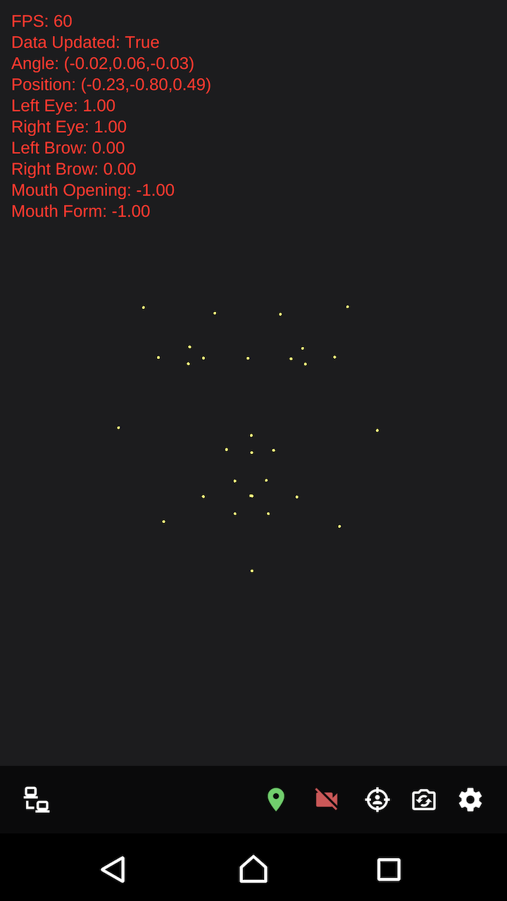 Мобильное приложение FaceTracker.