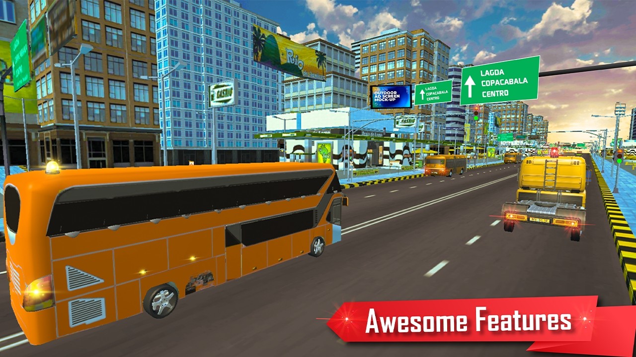 Bus Road Racing Gratuit Véritable