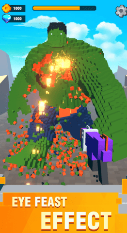 Pixel shooter destroy giant