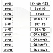 Guide to clearing the stage of Chinese Characters Find Difference King Wensheng Guessing Drama