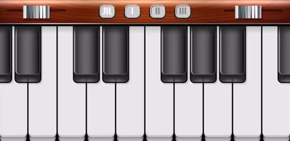 Simulated piano mobile game