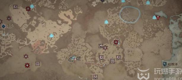 Where is the location to spawn monsters while idle in Diablo 4?