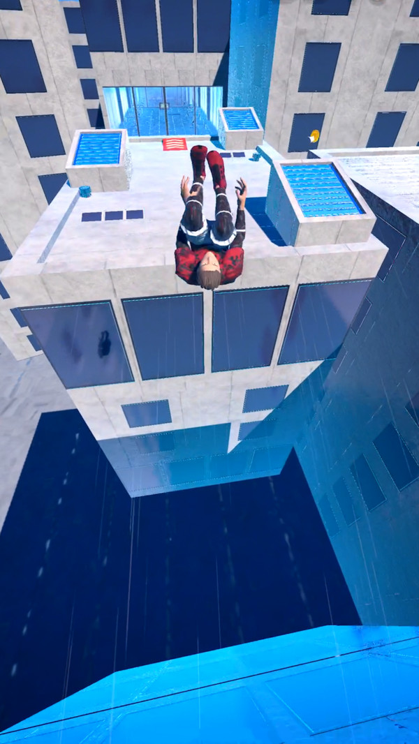 Challenge the rooftop parkour game