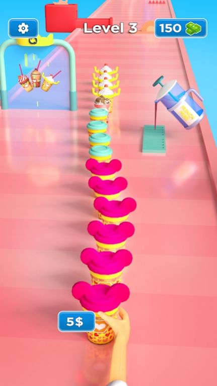 Coffee Stack Run 3D Game