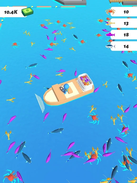 My fish farm mobile game