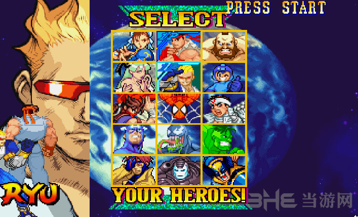 Super-heróis de quadrinhos vs. super-heróis da Capcom colidem