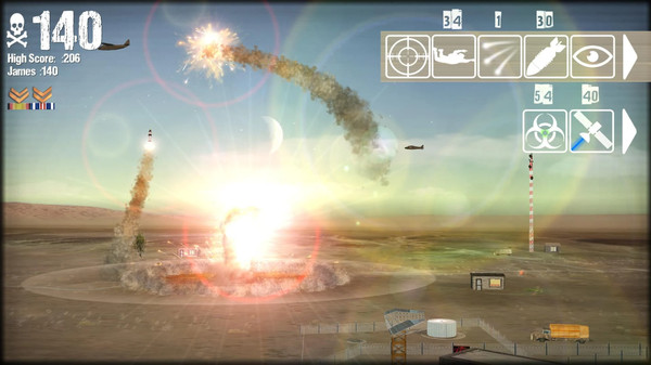 Nuclear strike simulator Chinese version