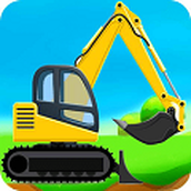 Baby excavator simulation construction and repair