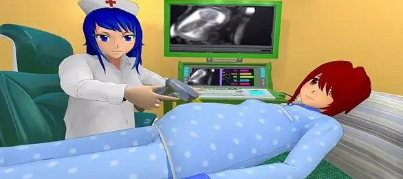 Baby delivery simulation game