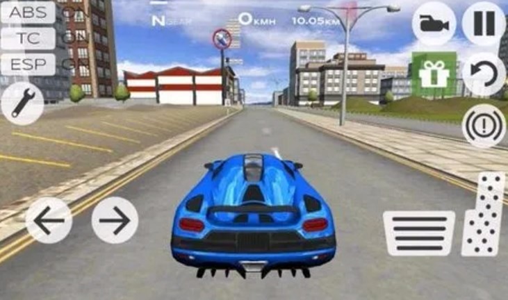 Fun extreme driving game