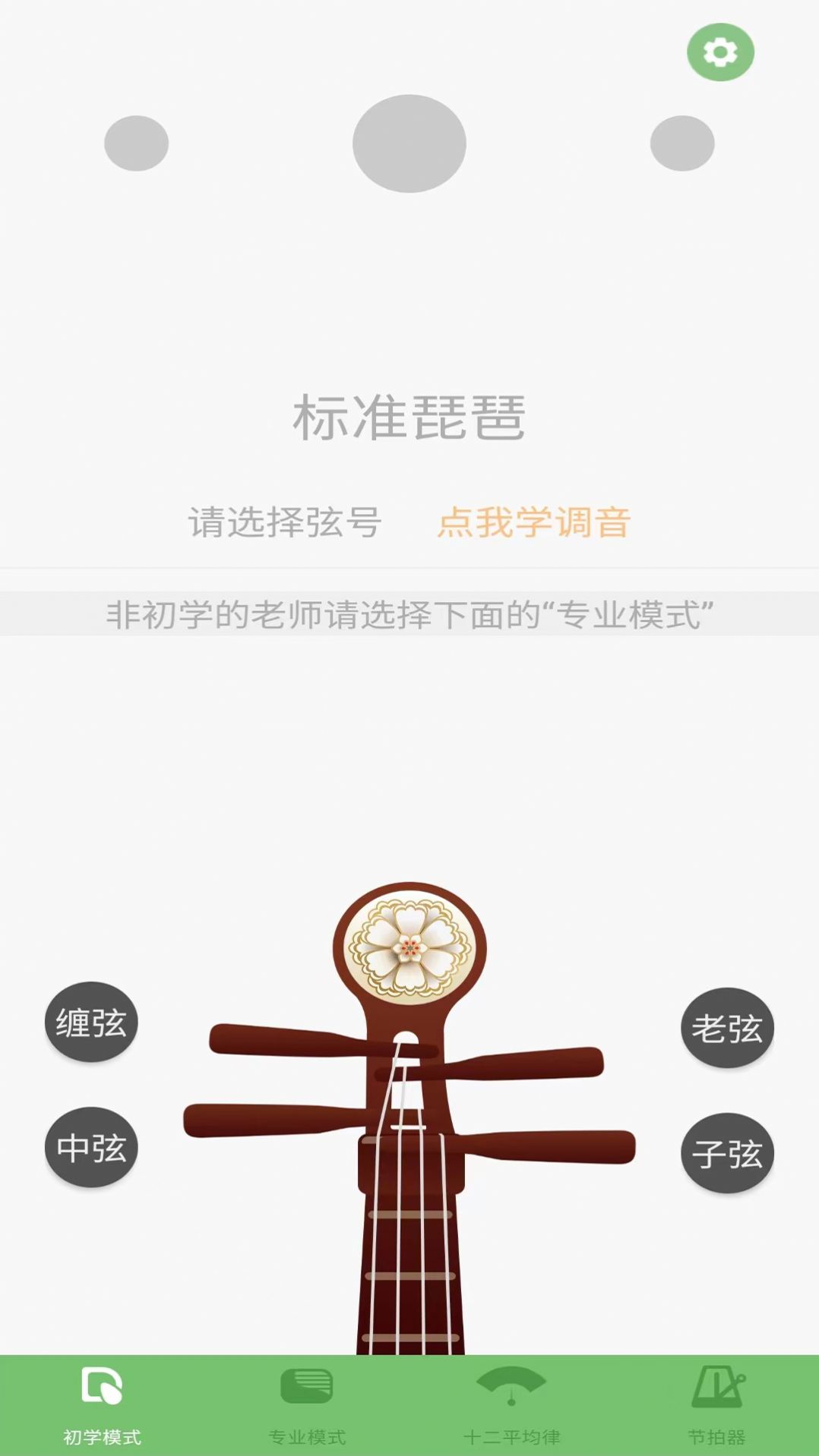 智能琵琶调音器软件