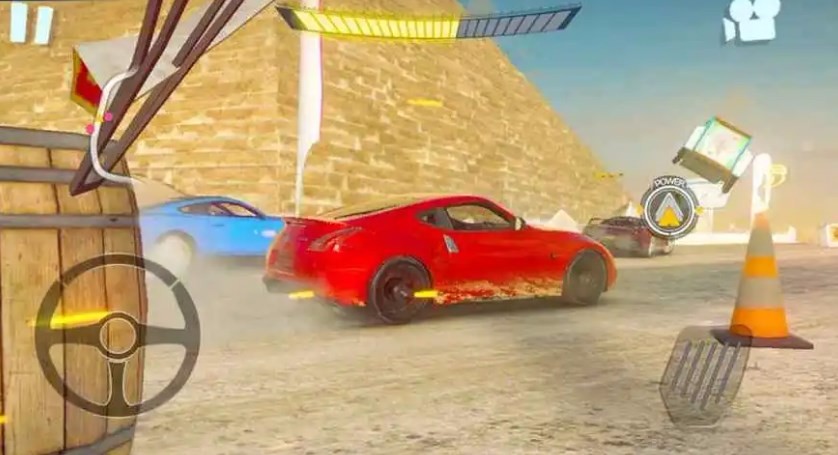 Mobile version of racing game that can drift