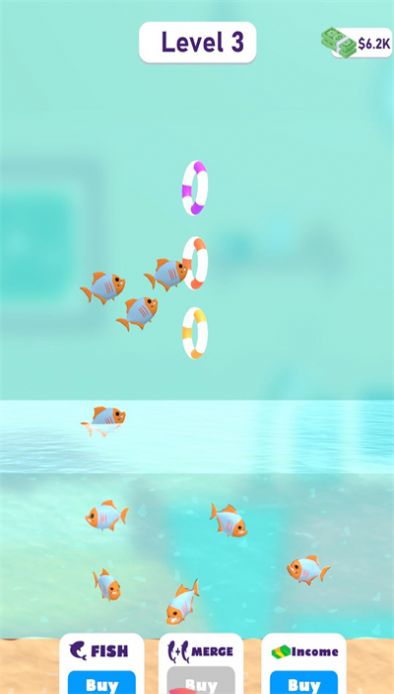 Mini juego de peces