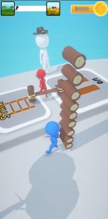 Stair racing game