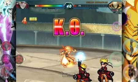 The latest version of Naruto Fighting mobile game