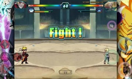 The latest version of Naruto Fighting mobile game