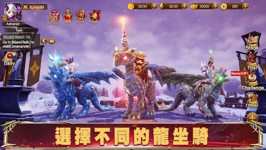 Jogo para celular Fantasy Heroes 2 Flame Dragon Knight