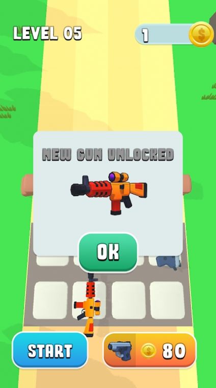 Gun merge monster defense game