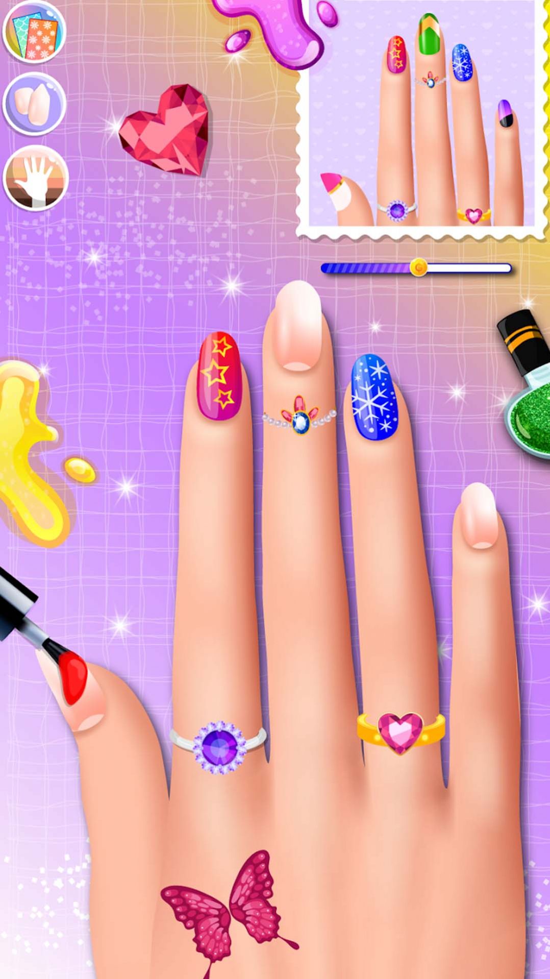 Jeu Fashion Girl Nail Shop