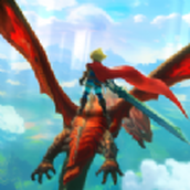 Jogo para celular Fantasy Heroes 2 Flame Dragon Knight