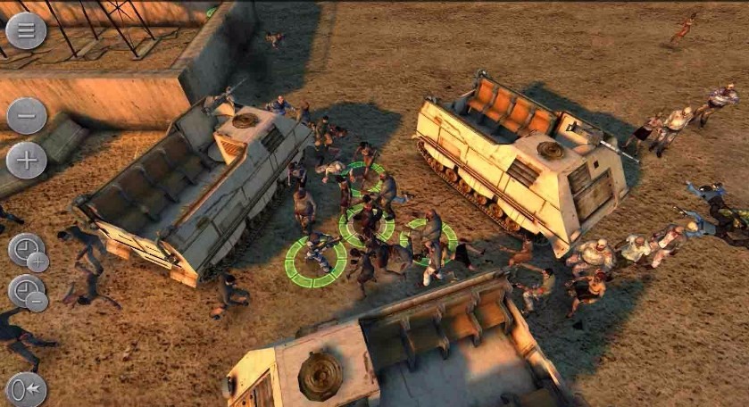 Defense against zombie invasion game