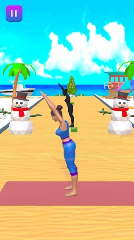 Yoga 3D Training Run Game