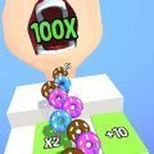 Donut Bounce Stairs Game