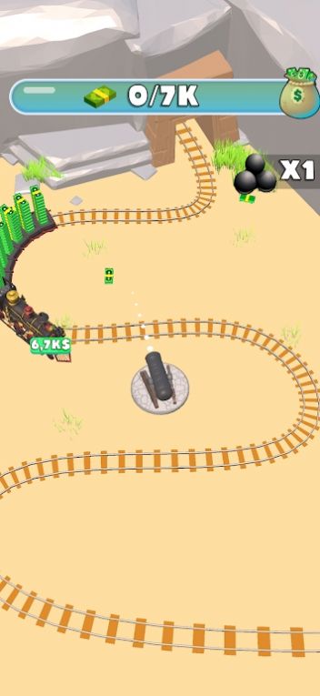 Train running 3D game