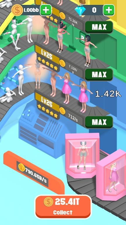 Idle Doll Factory Game