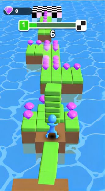 Brick Master Water Running Game