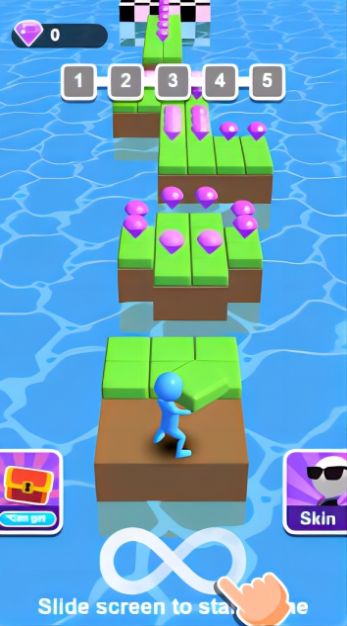 Brick Master Water Running Game