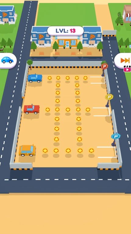 Parking Lot Puzzle Game