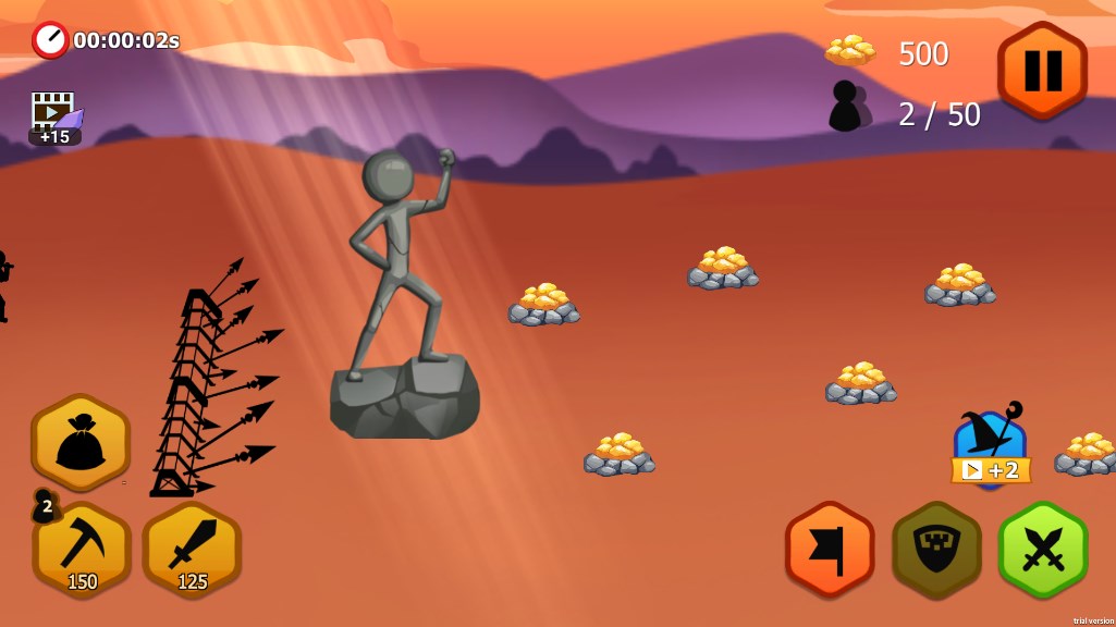 Jeu de guerre Stickman Stick