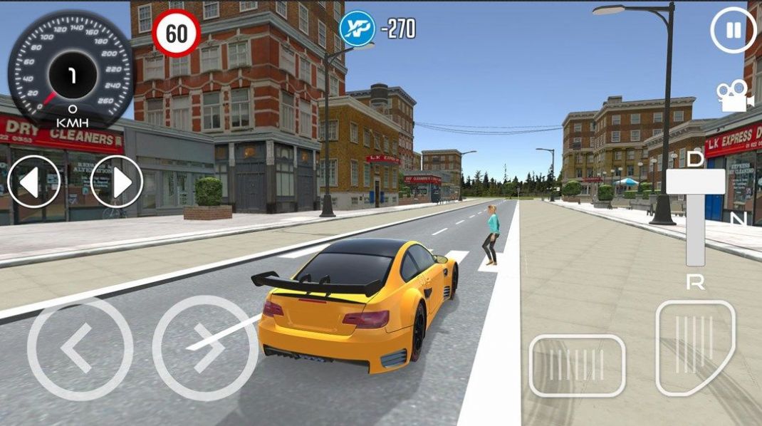 Simulation driving training game