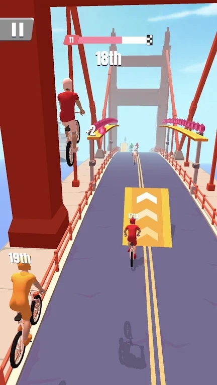 Bike sprint game