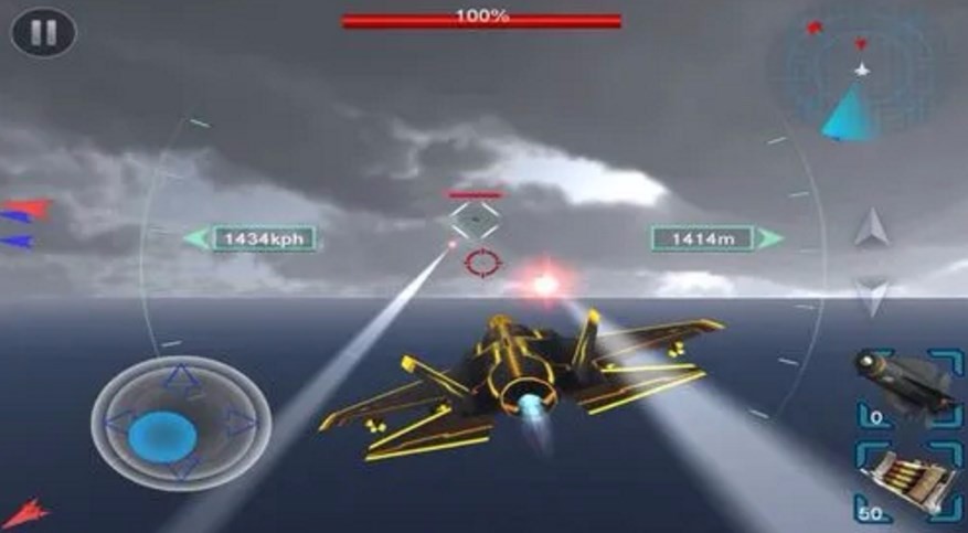 Interesting simulated air combat mobile game