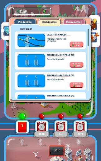 Idle power plant game