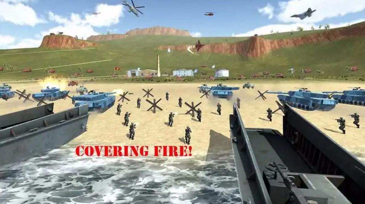 Military combat competitive mobile game