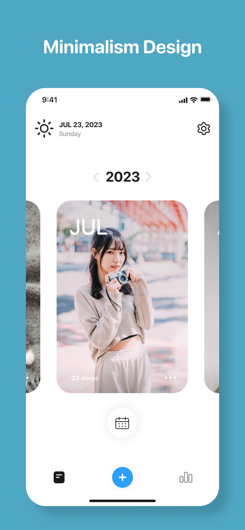 Card diary app