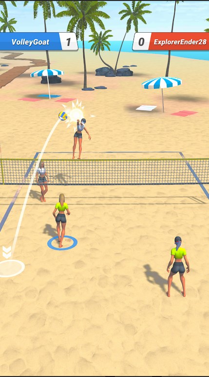 Beach Volley Clash game