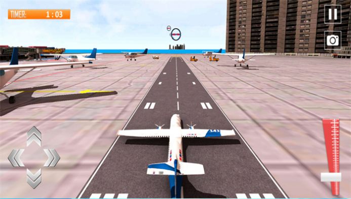 Jogo de simulação de piloto de vôo