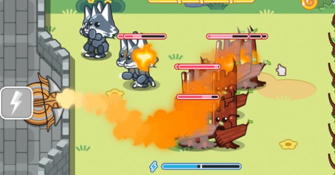 Magic shooter casual defense game