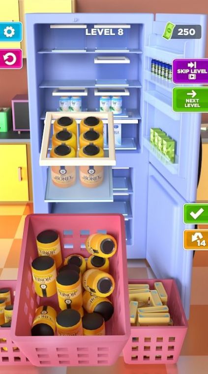 Refrigerator Storage 3D Game